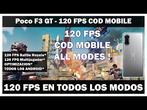 Poco F3 GT - Desbloquear 120 FPS En COD MOBILE EN BATTLE ROYALE - DESBLOQUEAR 120 FPS EN COD MOBILE