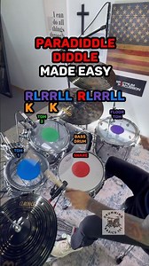 Paradiddle Breakdown for Beginners #drums #drumlesson #shorts