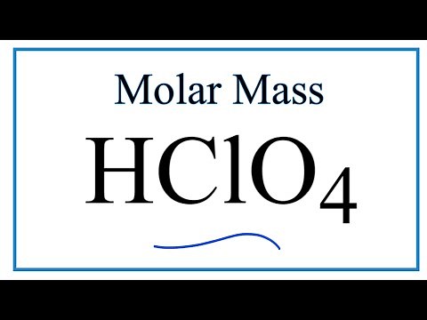 Molar Mass / Molecular Weight of HClO4: Perchloric acid
