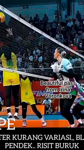 tisya setter jpe kurang variasi #trendingshorts #volleyball #proliga #megatron #irinarudakova #viral