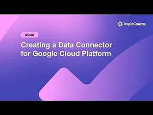 Creating a Data Connector for Google Cloud Platform