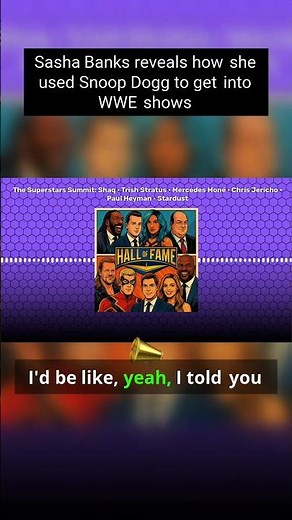 You WON'T Believe How Sasha Banks Got Into Her First WrestleManias! 😲