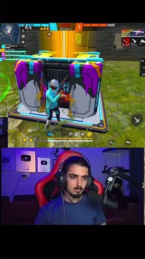 Hacker Squad Vs Abhishek Yt 😱 1 v 4 Against Hacker ☠️ Only Red 🤡 #abhishekyt #freefirelive