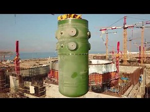 AKKUYU NPP UNIT 1/ Reactor pressure vessel installation