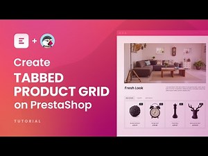 How to create Tabbed product grid on PrestaShop with Creative Elements - Elementor based pagebuilder