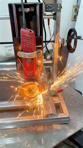 Transforming an Angle Grinder into a CNC Like Saw✨