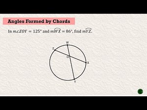 Angles Formed by Chords