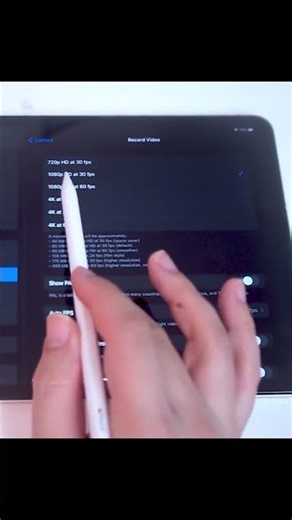 How to Change Camera Settings on iPad Pro (Resolution Guide)