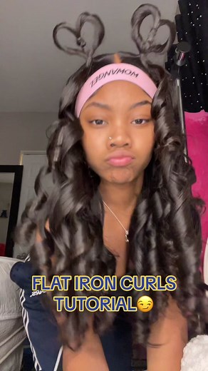Flat Iron Curls Tutorial: Transforming with WowangelAliExpress Wig