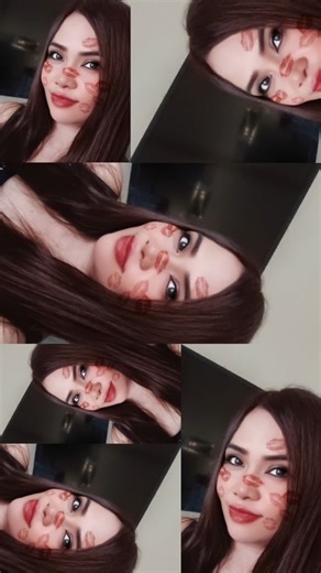 Close-Up Portrait of a Woman with Dark Hair