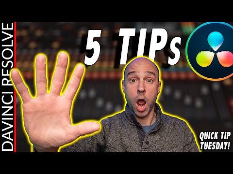 5 TIPS - How to ADD Audio EFFECTS in DaVinci Resolve 17 | Quick Tip Tuesday!