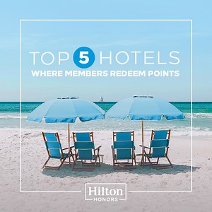 Whenever you're ready to do your thing, use your Points towards free nights. We've got all your favorite places to redeem Points in today's top 5. | Hilton Honors