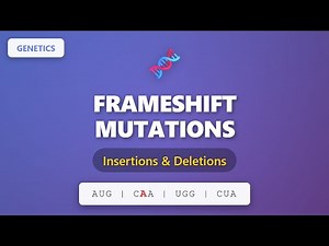 Frameshift Mutations Explained: Insertions & Deletions in DNA | Genetics Tutorial