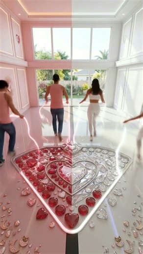 Which IMPOSSIBLE Jewel Room Wins? 💎 vs ❤️ #epoxyfloor #diy