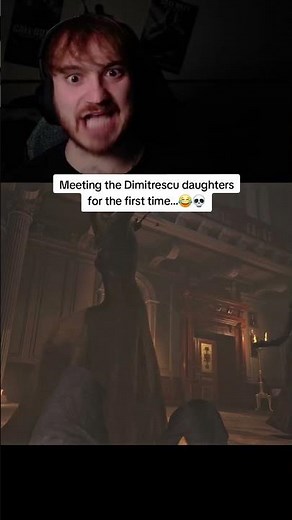 Meeting The Dimitrescu Daughters For The First Time...😂 #residentevil8 #residentevilvillage