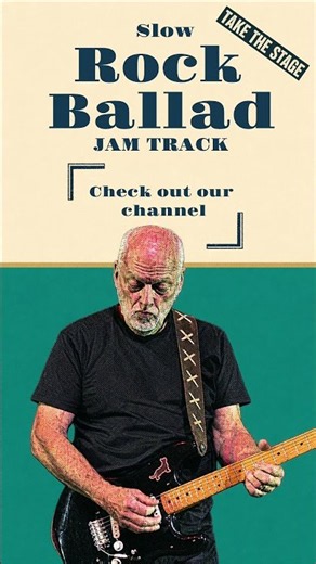 Gilmour Style Slow Jam Track in Gm [Live Experience] - #guitar