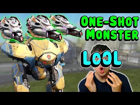 ONE-SHOT Almost Everything! New Glaive Sharanga War Robots Gameplay WR