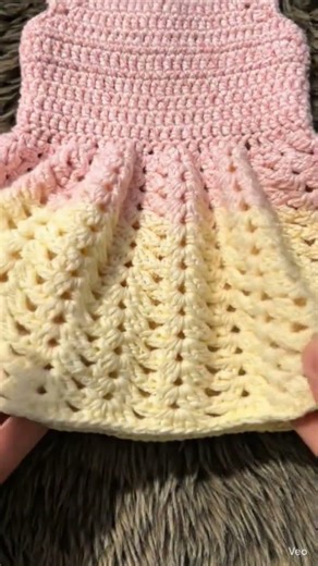 Crochet Frock 🧶super beginner friendly pattern #crochet #baby #cute #babygirl #frock