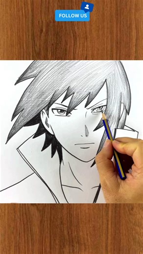 Step by Step Sasuke Uchiha Drawing | Easy Naruto Anime Sketch Tutorial #SasukeUchiha #NarutoDrawing #AnimeSketch #HowToDraw #PencilArt | Çizim Mektebı