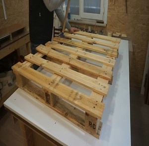 63K views · 678 reactions | Making a small cabinet from pallets In this video, I made a small simple wooden cabinet from pallets for lathe knives. | Woodworking Tools | Facebook