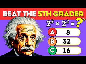 Exponents & Powers Math Quiz Grade 5 & 6 Math Challenge! | Can YOU Solve These Questions?