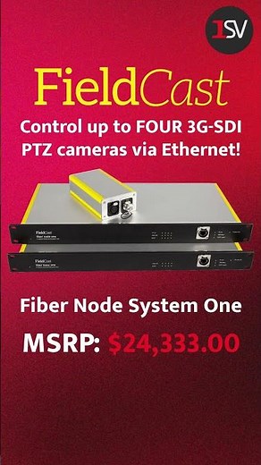FieldCast: Key To The Success Of Any 3G-SDI PTZ Setup!