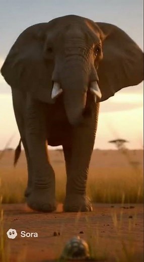 🐘😱 The Elephant That’s Afraid of a Turtle?! You Won’t Believe This! 😂 #shorts