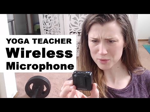 Wireless Microphone for Online Yoga Teaching - Rode Wireless Go