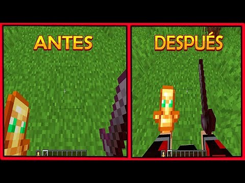 Cómo TENER la PRIMERA PERSONA mucho más REALISTA en MINECRAFT!!