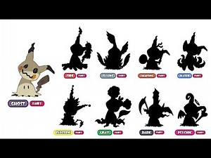 8 Types Swap Of Mimikyu !