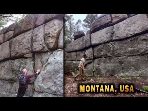 Unexplained Giant Megalithic Wall in Montana, USA: Sage Wall