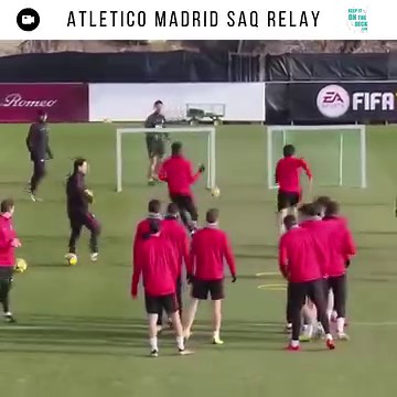 26K views · 308 reactions | Atletico Madrid SAQ Relay Setup. You can find more training sessions by clicking the link⬇️⬇️ https://keepitonthedeck.com/downloads/keeepitonthedeckcoachingpack1 | Keepitonthedeck | Facebook