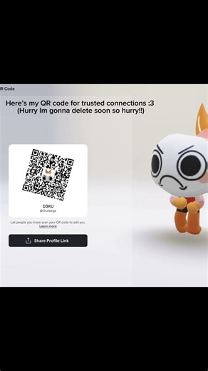 QR CODE!! SCAN QUICK IM GONNA DELETE IT SOON #roblox #dandysworld