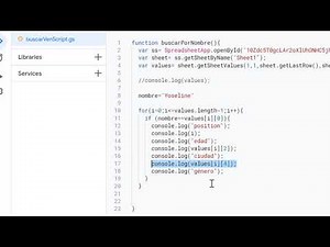 Buscar V con Apps Script