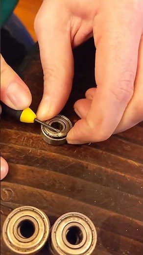skate bearing metal shield removal