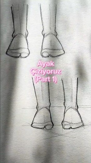 Kolay Ayak Nasıl Çizilir? Beraber Kolay Şekilde Anime Ayağı Çiziyoruz ✍🏻 cr: ‪@mikeymegamega‬