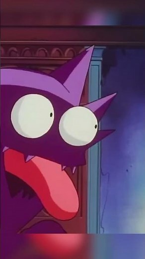Haunter gives Ash a fright! #Pokemon #Haunter