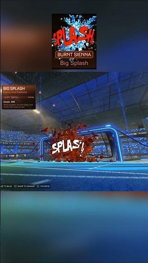 BURNT SIENNA BIG SPLASH goal explosion [040]