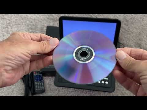How to play a DVD in Yoton Portable DVD Player YD105