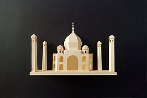 DIY Papercraft Taj Mahal Model,lowpoly Taj Mahal Art,printable Taj Mahal Templates,3d Taj Mahal Art,indian Monument,wonders of the World - Etsy