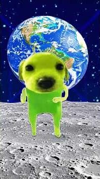 1 alien dancing in the moon in the earth is very sad because 1000 alien 🌎🌍 are dancing