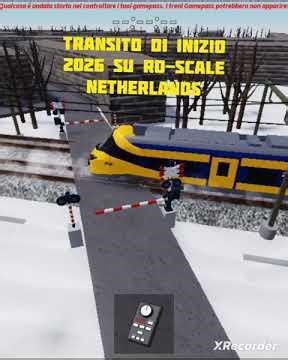 Transito di inizio 2026 nel passaggio a livello su Ro - Scale Netherlands!! [Roblox]