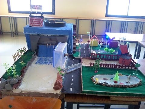 Working model of Dam - Hydroelectric Dam (Science Project)