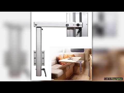 Aluminum RV Table Legs Foldable WallMounted Design 360 Swivel Detachable For RVs Boats Vans Fast Lo
