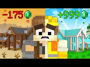 Turning CHEAP HOUSES Into MANSIONS In Minecraft!