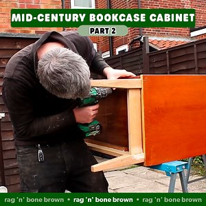 This Bookcase MAKEOVER Was A Lot More Work Than I Anticipated 😤 | Rag 'n' Bone Brown