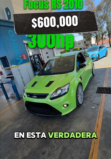 Adivina el costo de llenar tu Ford Focus RS