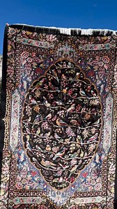 🐦🐦 A carpet that everyone likes Original birds design Original Iranian design 🐦🐦 #rug #art #للسجاد #handmade #art #silk #tappis #persianrug #iran #decore #paris #handmadejewelry #handcrafted #مفروشات #دیکور | Persian Mehr Carpet