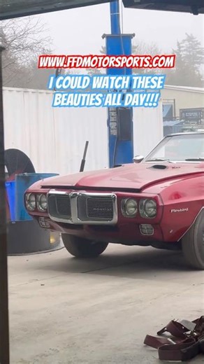 Watching some BEAUTIES at ‪@Ffdmotorsports‬ #1969pontiacfirebird #mustang