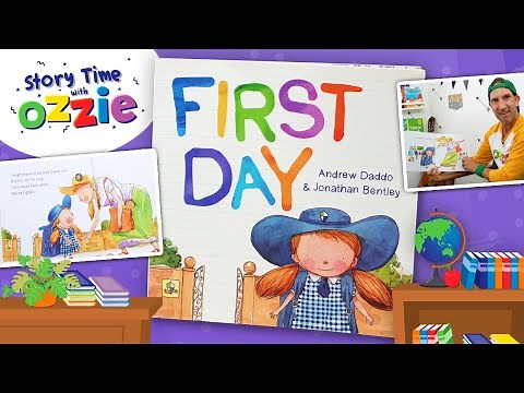 First Day Book Read Aloud | First Day Of School For Kids | Story Time With Ozzie